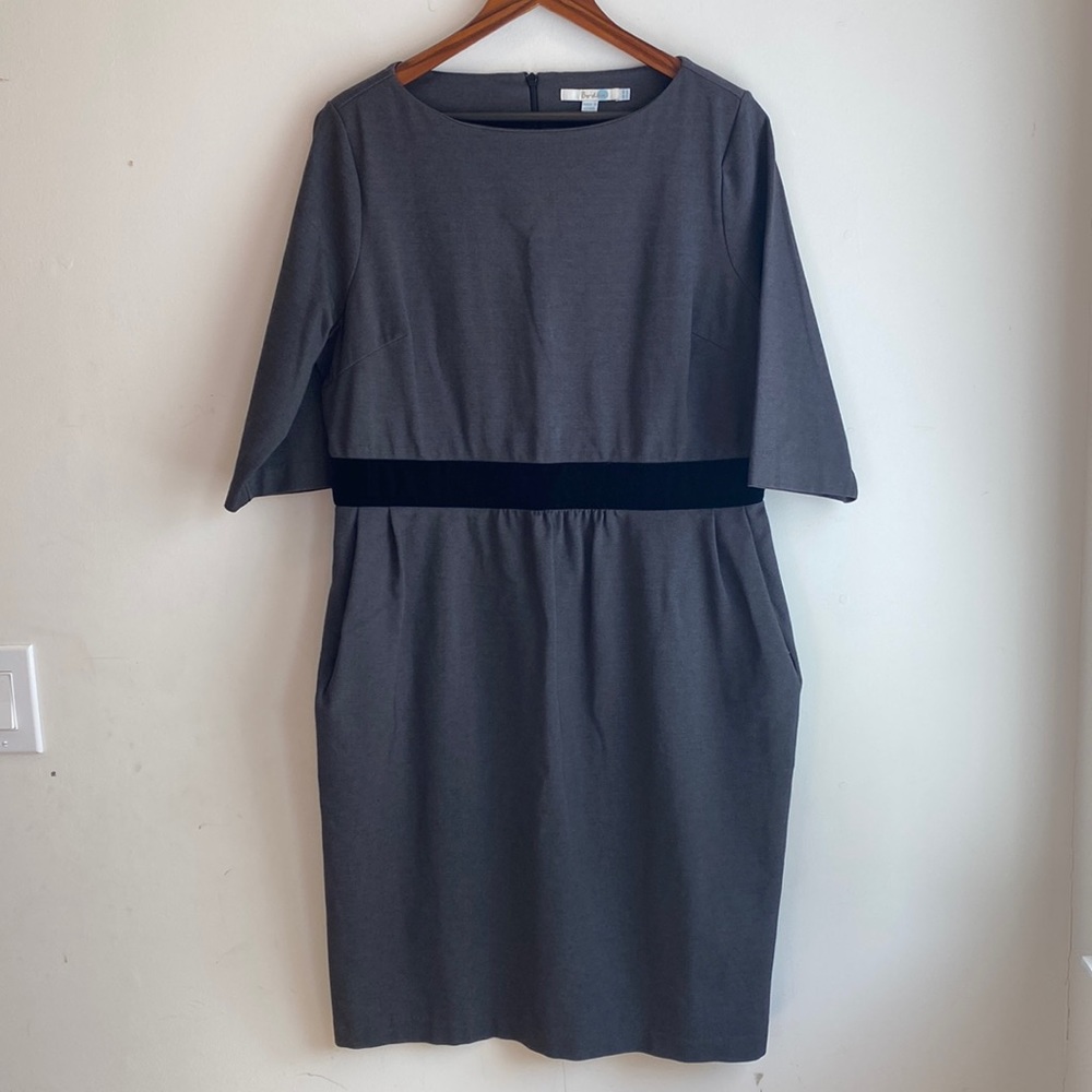 Boden Grey Women's Dress - Picture 4 of 9